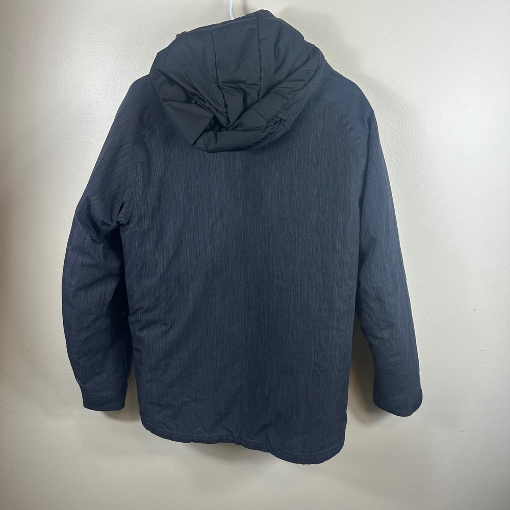 Helly Hansen Jacket Mens Medium Charcoal Grey Zip Hooded Outdoor Helly Tech - Picture 5 of 10